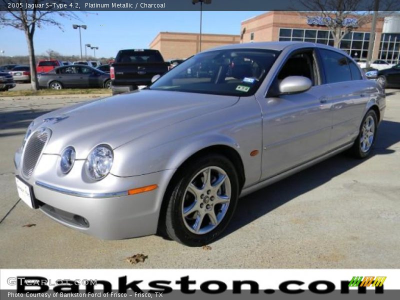 Platinum Metallic / Charcoal 2005 Jaguar S-Type 4.2