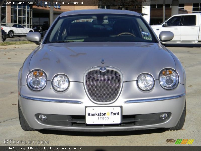 Platinum Metallic / Charcoal 2005 Jaguar S-Type 4.2