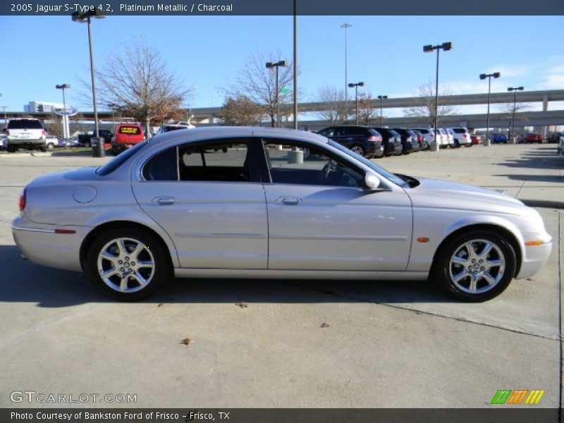 Platinum Metallic / Charcoal 2005 Jaguar S-Type 4.2