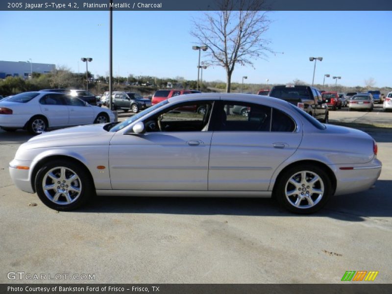 Platinum Metallic / Charcoal 2005 Jaguar S-Type 4.2