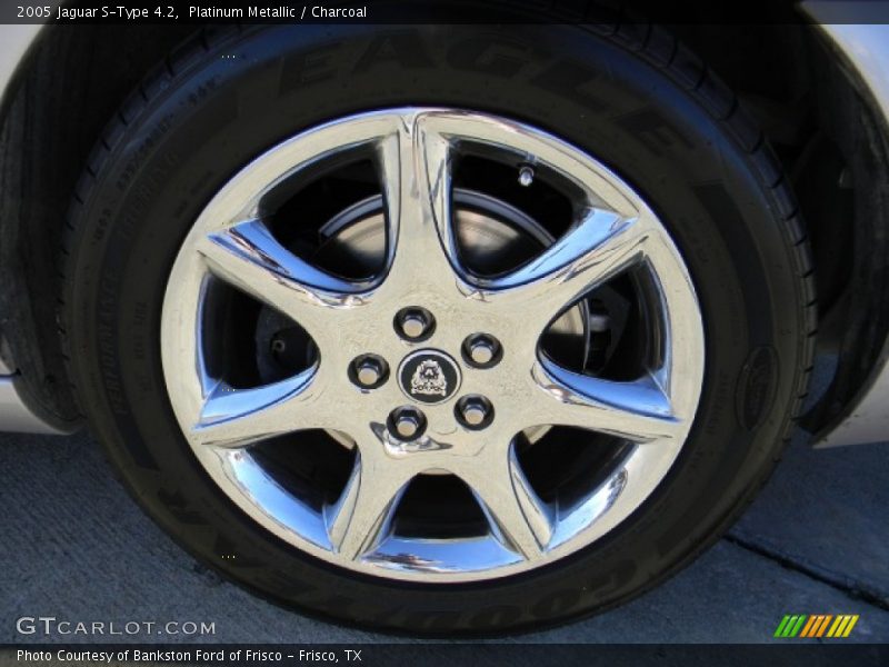 Platinum Metallic / Charcoal 2005 Jaguar S-Type 4.2