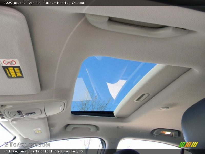 Platinum Metallic / Charcoal 2005 Jaguar S-Type 4.2