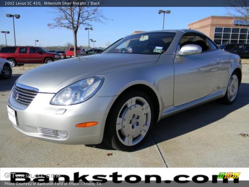 Millenium Silver Metallic / Black 2002 Lexus SC 430