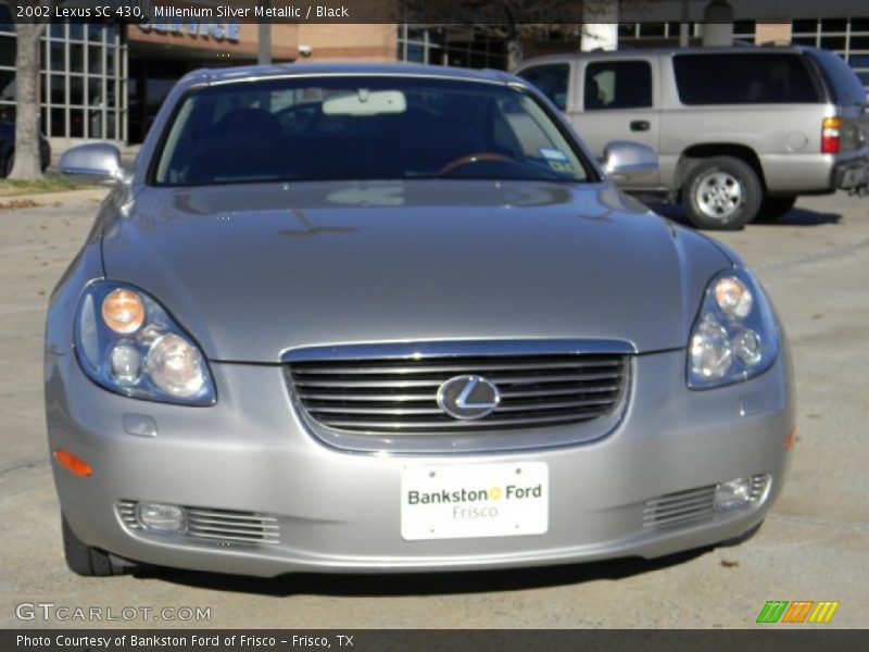 Millenium Silver Metallic / Black 2002 Lexus SC 430