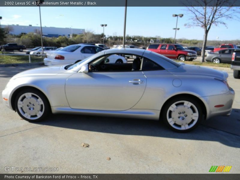Millenium Silver Metallic / Black 2002 Lexus SC 430