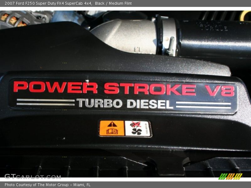 Black / Medium Flint 2007 Ford F250 Super Duty FX4 SuperCab 4x4