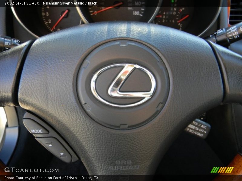 Millenium Silver Metallic / Black 2002 Lexus SC 430