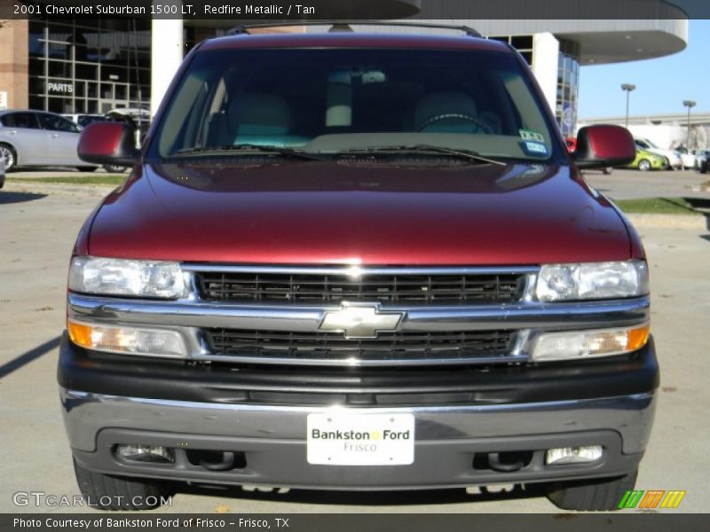 Redfire Metallic / Tan 2001 Chevrolet Suburban 1500 LT