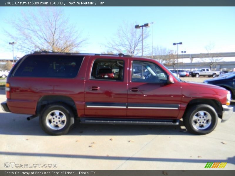 Redfire Metallic / Tan 2001 Chevrolet Suburban 1500 LT