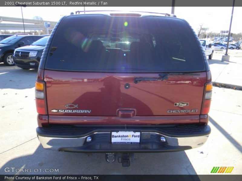 Redfire Metallic / Tan 2001 Chevrolet Suburban 1500 LT