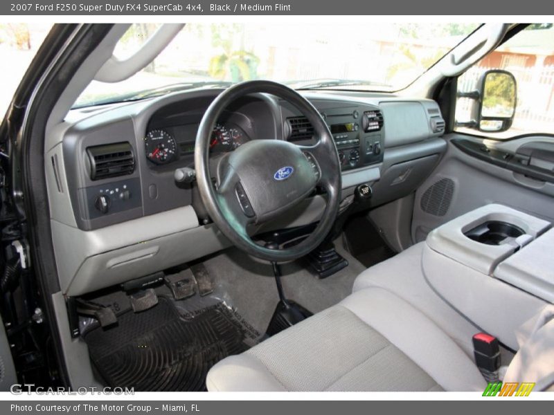  2007 F250 Super Duty FX4 SuperCab 4x4 Medium Flint Interior