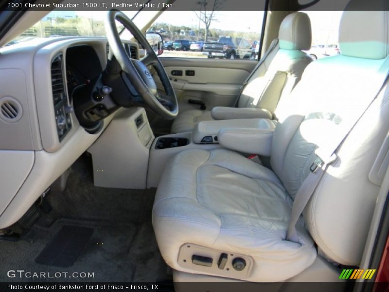 Redfire Metallic / Tan 2001 Chevrolet Suburban 1500 LT
