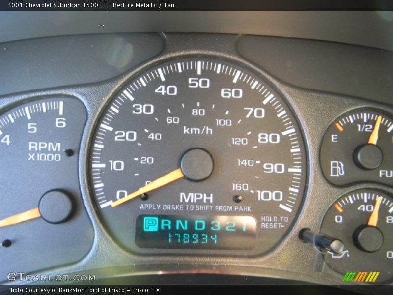  2001 Suburban 1500 LT 1500 LT Gauges