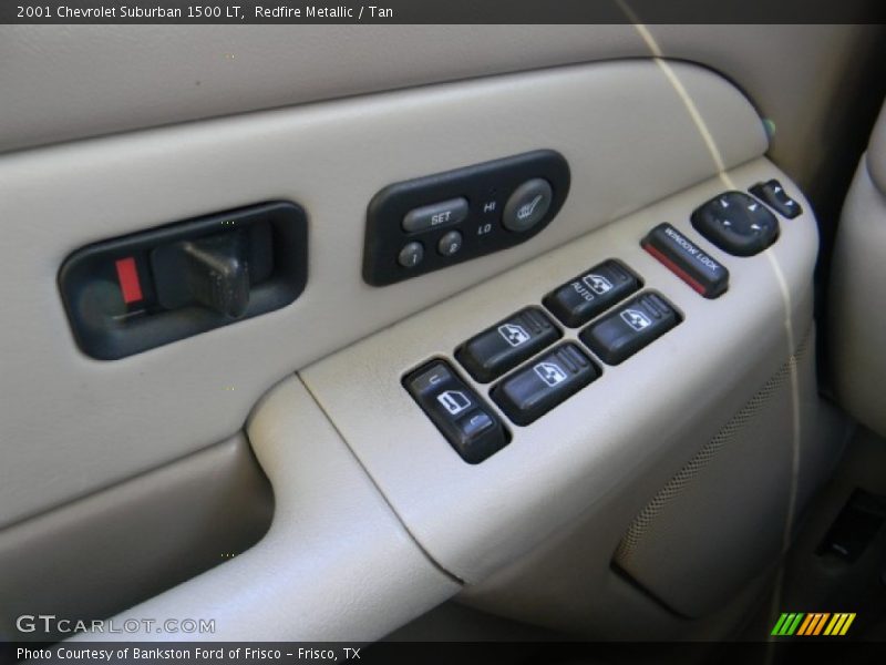 Redfire Metallic / Tan 2001 Chevrolet Suburban 1500 LT