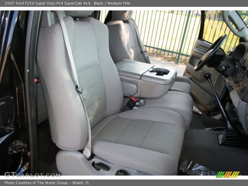  2007 F250 Super Duty FX4 SuperCab 4x4 Medium Flint Interior
