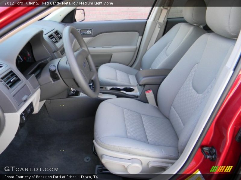 Red Candy Metallic / Medium Light Stone 2012 Ford Fusion S