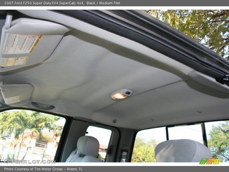 Black / Medium Flint 2007 Ford F250 Super Duty FX4 SuperCab 4x4