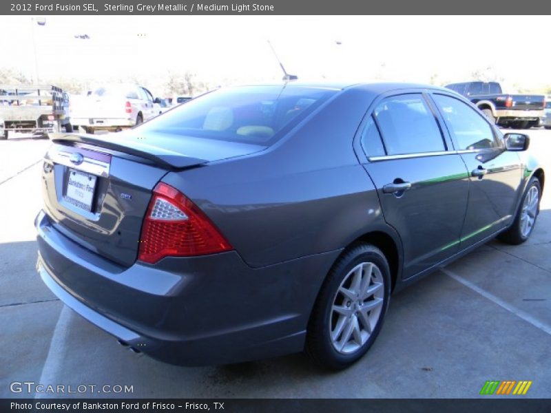 Sterling Grey Metallic / Medium Light Stone 2012 Ford Fusion SEL