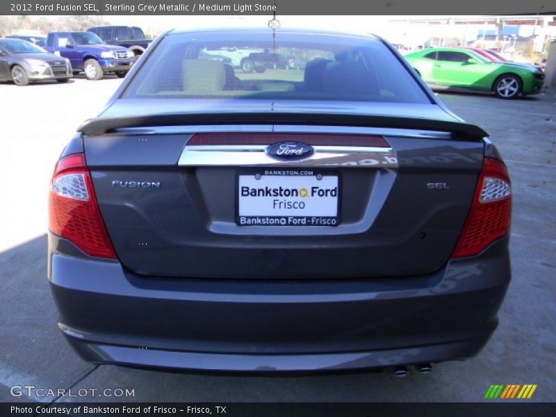Sterling Grey Metallic / Medium Light Stone 2012 Ford Fusion SEL