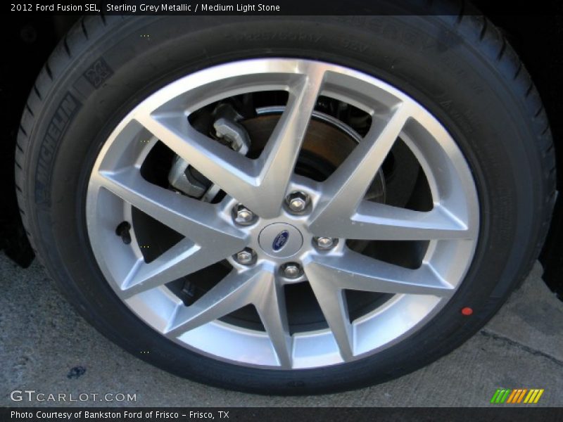 Sterling Grey Metallic / Medium Light Stone 2012 Ford Fusion SEL