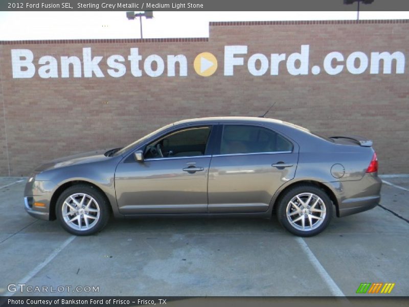 Sterling Grey Metallic / Medium Light Stone 2012 Ford Fusion SEL