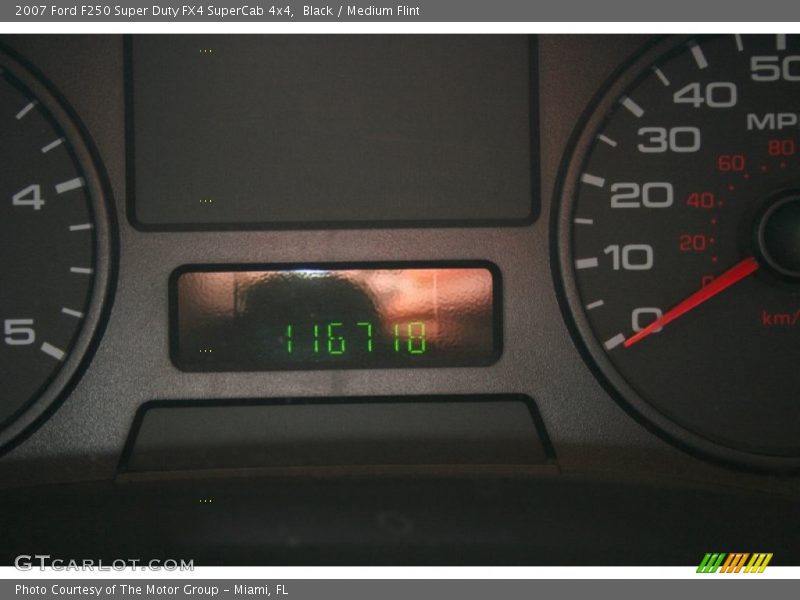 Black / Medium Flint 2007 Ford F250 Super Duty FX4 SuperCab 4x4