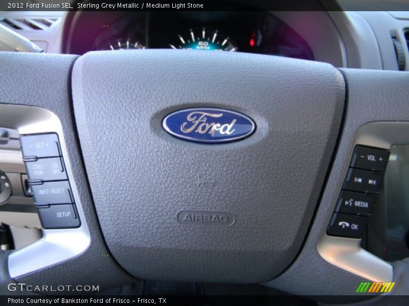 Sterling Grey Metallic / Medium Light Stone 2012 Ford Fusion SEL