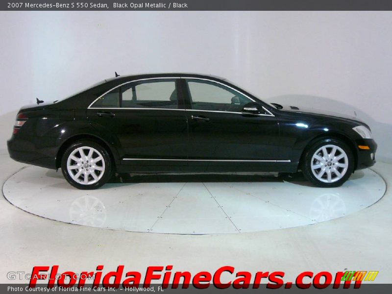 Black Opal Metallic / Black 2007 Mercedes-Benz S 550 Sedan