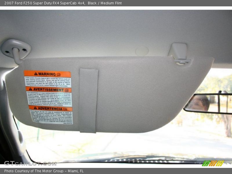 Black / Medium Flint 2007 Ford F250 Super Duty FX4 SuperCab 4x4