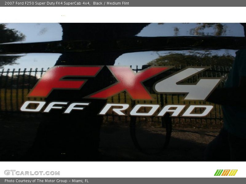 Black / Medium Flint 2007 Ford F250 Super Duty FX4 SuperCab 4x4