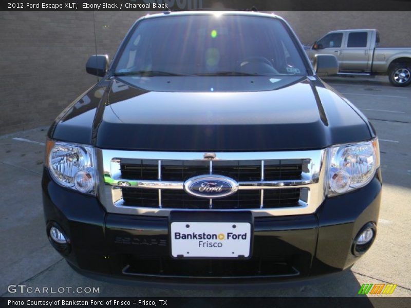 Ebony Black / Charcoal Black 2012 Ford Escape XLT
