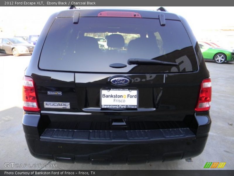 Ebony Black / Charcoal Black 2012 Ford Escape XLT