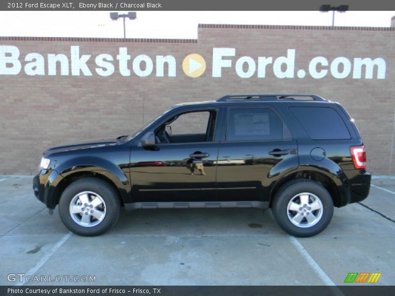 Ebony Black / Charcoal Black 2012 Ford Escape XLT
