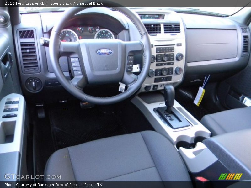 Ebony Black / Charcoal Black 2012 Ford Escape XLT