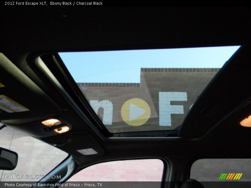 Ebony Black / Charcoal Black 2012 Ford Escape XLT