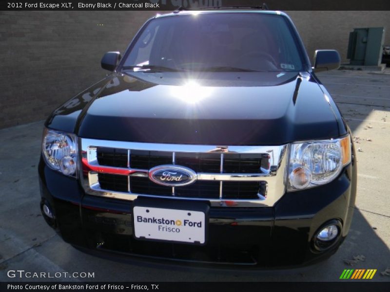 Ebony Black / Charcoal Black 2012 Ford Escape XLT