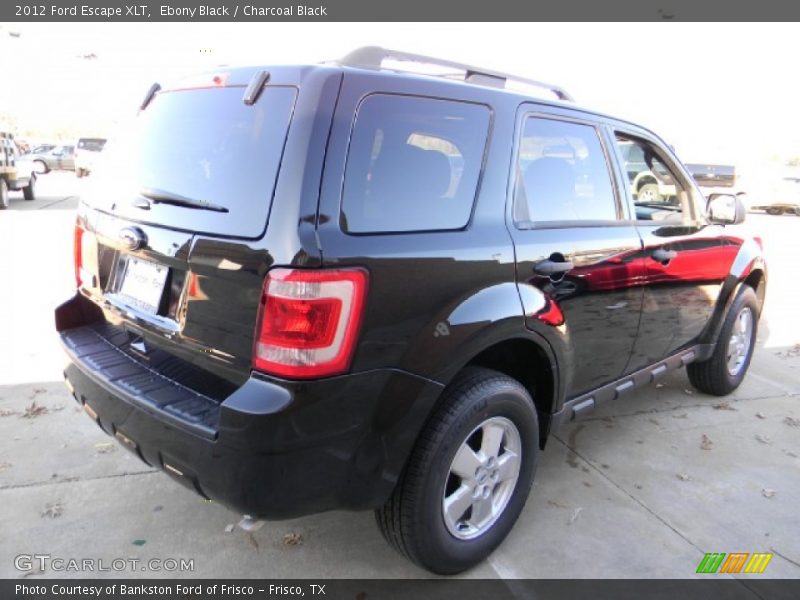 Ebony Black / Charcoal Black 2012 Ford Escape XLT