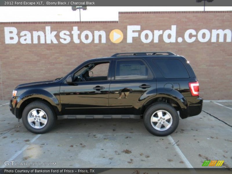 Ebony Black / Charcoal Black 2012 Ford Escape XLT