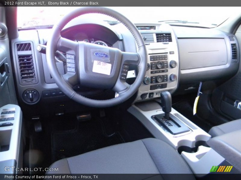 Ebony Black / Charcoal Black 2012 Ford Escape XLT