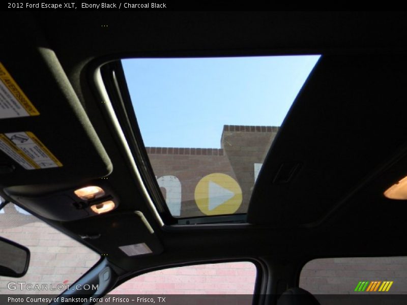 Ebony Black / Charcoal Black 2012 Ford Escape XLT