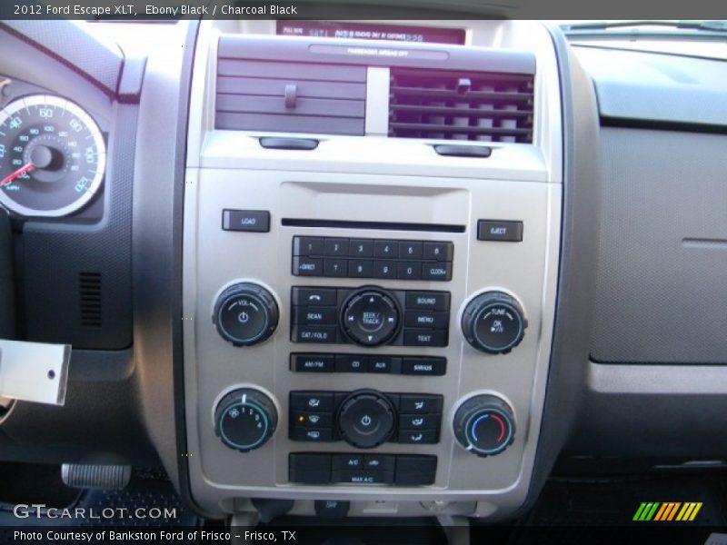 Ebony Black / Charcoal Black 2012 Ford Escape XLT