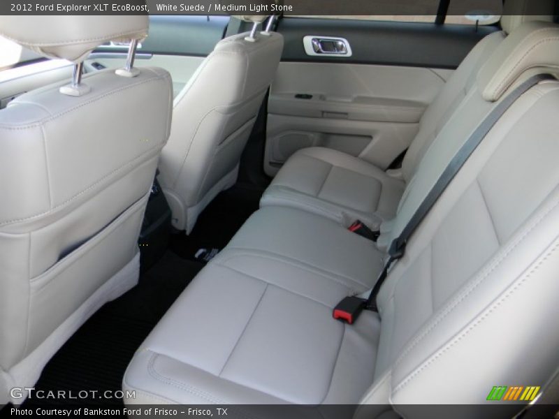 White Suede / Medium Light Stone 2012 Ford Explorer XLT EcoBoost