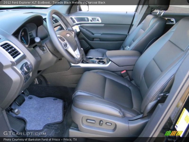  2012 Explorer XLT EcoBoost Charcoal Black Interior