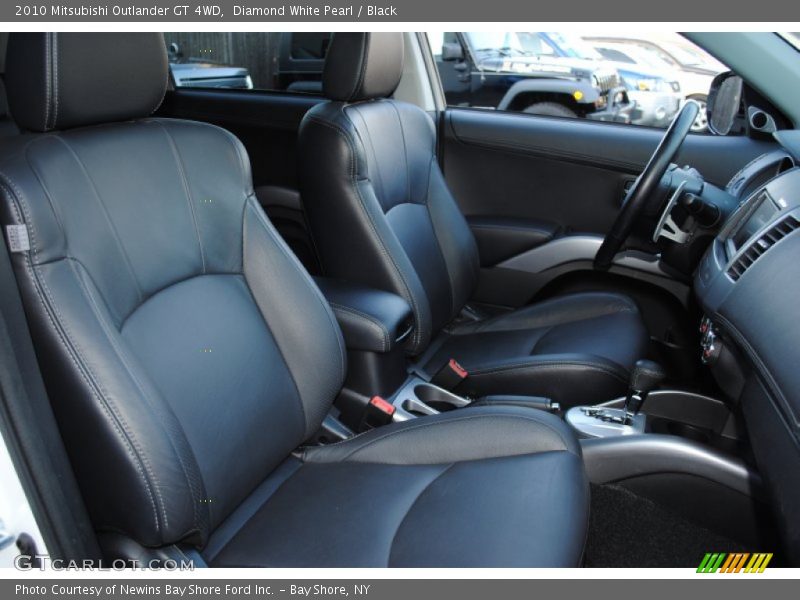Diamond White Pearl / Black 2010 Mitsubishi Outlander GT 4WD