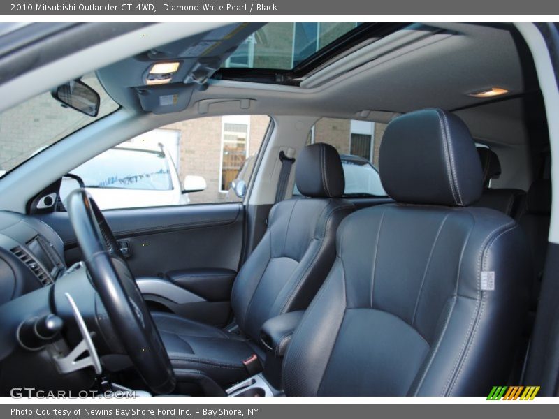 Diamond White Pearl / Black 2010 Mitsubishi Outlander GT 4WD
