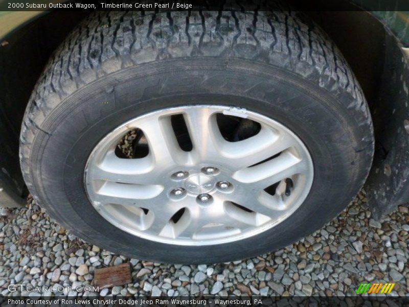 Timberline Green Pearl / Beige 2000 Subaru Outback Wagon