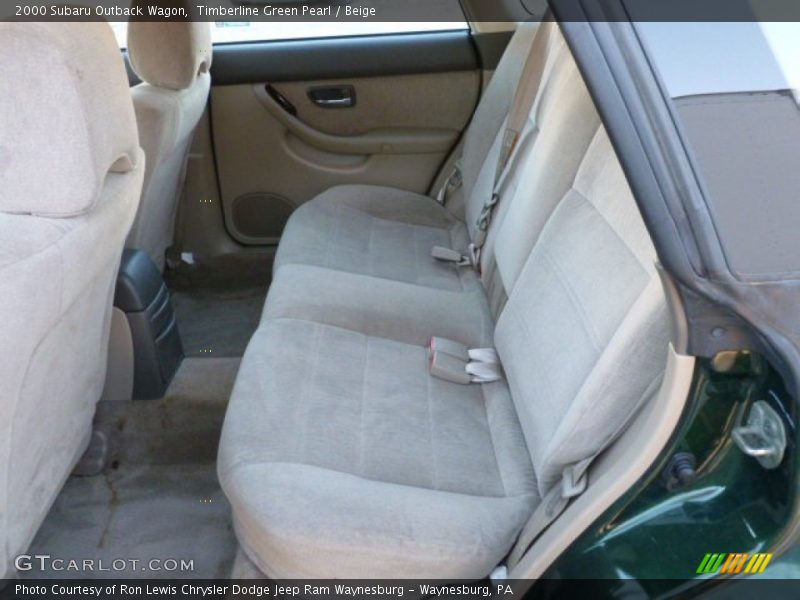 Timberline Green Pearl / Beige 2000 Subaru Outback Wagon