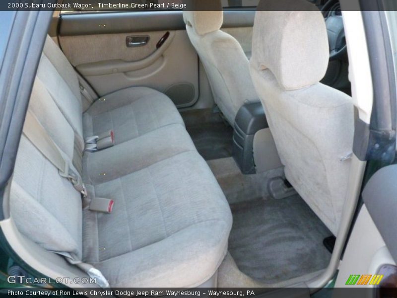 Timberline Green Pearl / Beige 2000 Subaru Outback Wagon