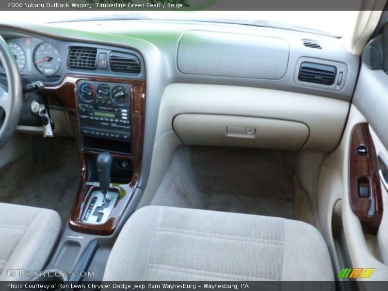 Timberline Green Pearl / Beige 2000 Subaru Outback Wagon