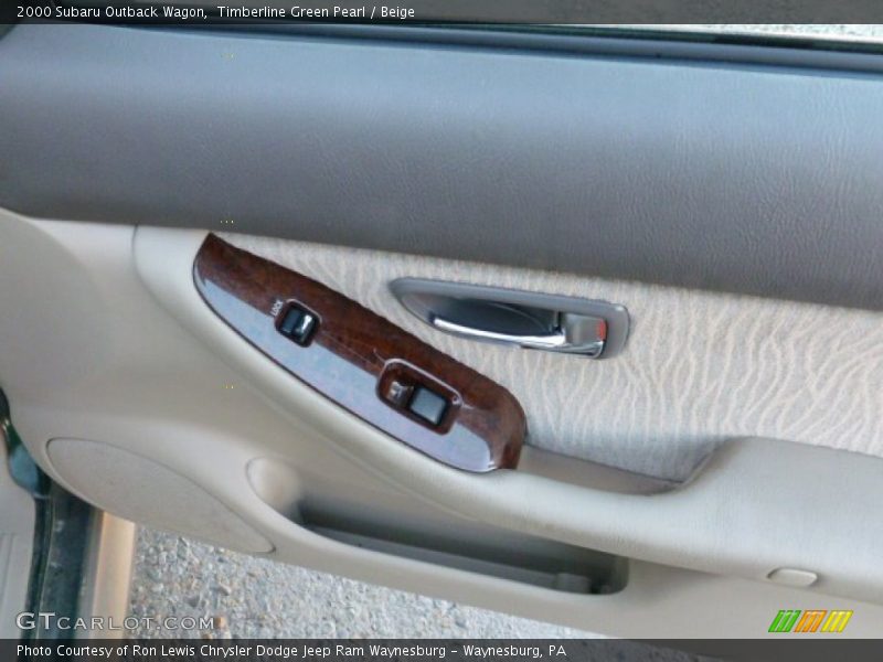 Timberline Green Pearl / Beige 2000 Subaru Outback Wagon